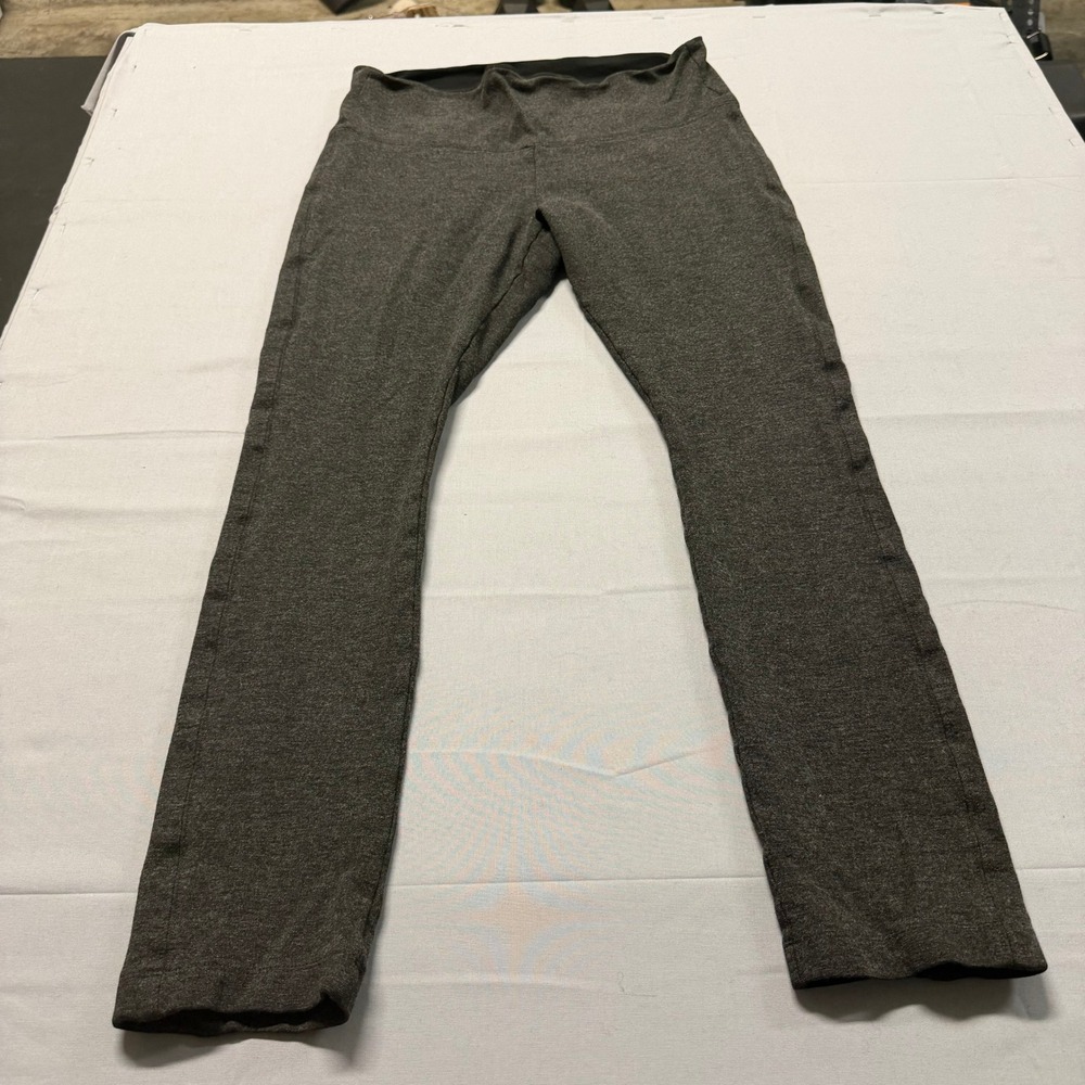 White House Black Market Gray Heather Slim Leg Ponte Leggings Womens Size M Reg